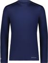 Am image of a Custom Holloway Youth Coolcore Essential Long Sleeve Tee in Navy!