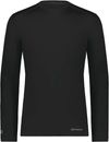 Am image of a Custom Holloway Youth Coolcore Essential Long Sleeve Tee in Black!