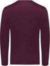 Am image of a Custom Holloway Coolcore Essential Long Sleeve Tee in Maroon!
