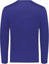 Am image of a Custom Holloway Coolcore Essential Long Sleeve Tee in Purple!