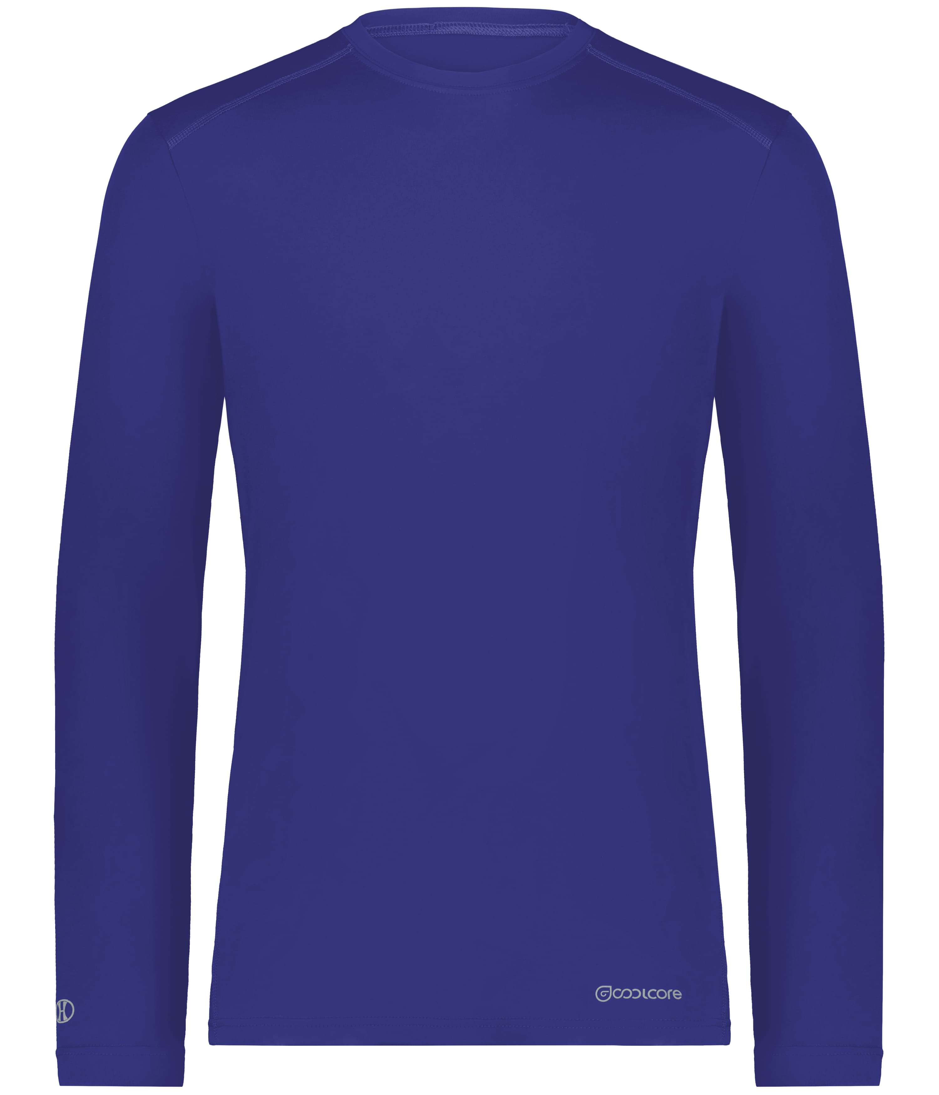 Holloway Coolcore Essential Long Sleeve Tee in Purple