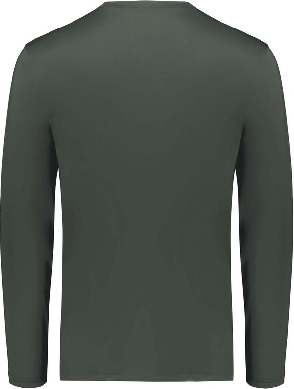 Am image of a Custom Holloway Coolcore Essential Long Sleeve Tee in Iron!