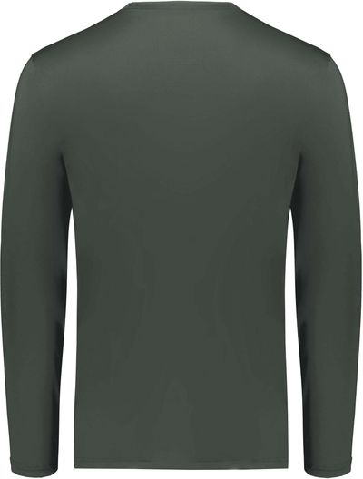 Am image of a Custom Holloway Coolcore Essential Long Sleeve Tee in Iron!