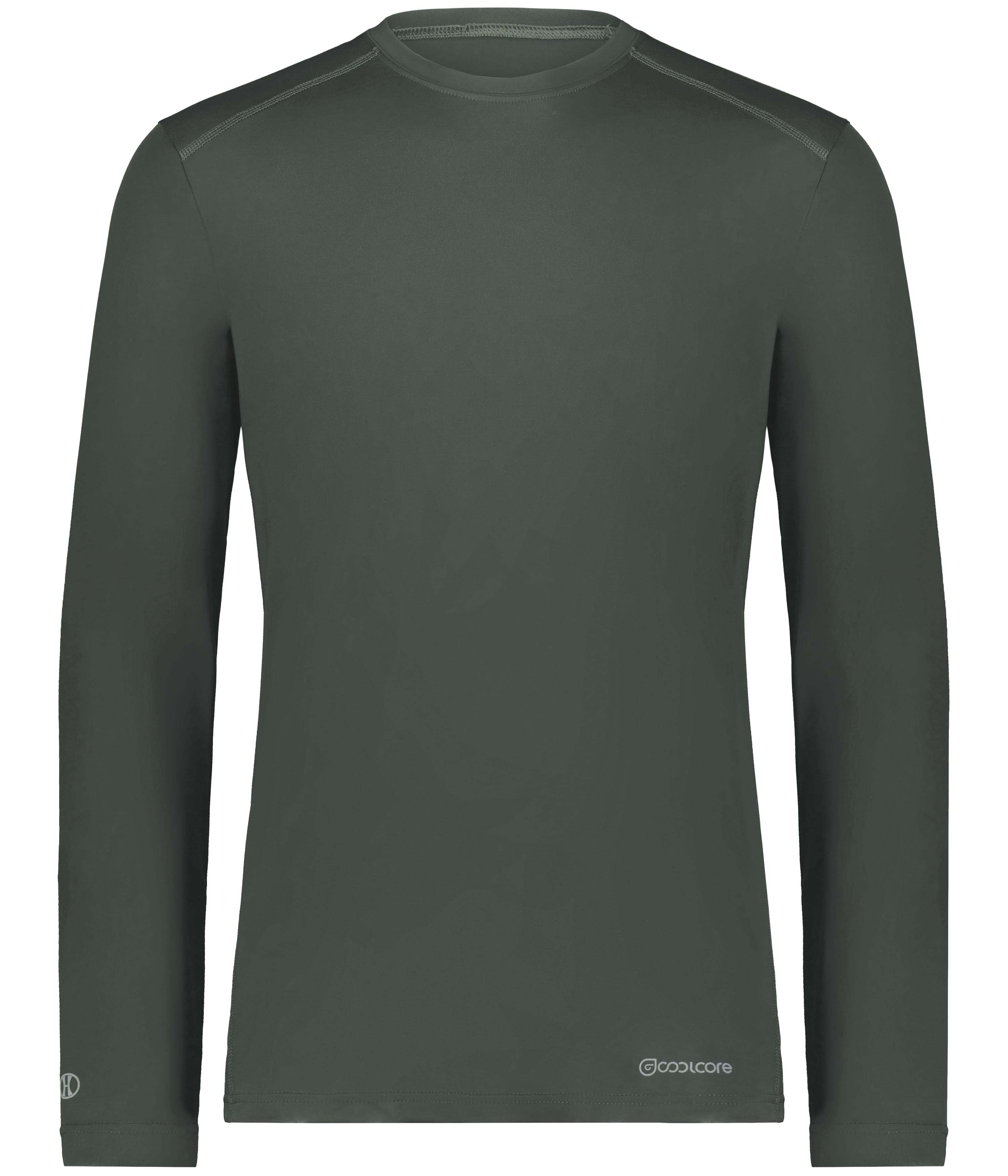 Holloway Coolcore Essential Long Sleeve Tee in Iron
