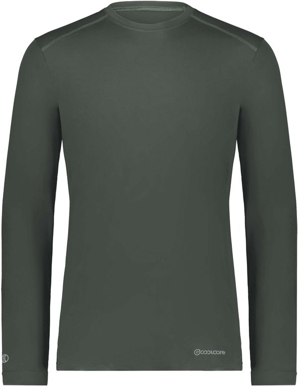 Am image of a Custom Holloway Coolcore Essential Long Sleeve Tee in Iron!