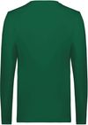 Am image of a Custom Holloway Ladies Coolcore Essential Long Sleeve Tee in Dark Green!