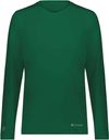 Am image of a Custom Holloway Ladies Coolcore Essential Long Sleeve Tee in Dark Green!