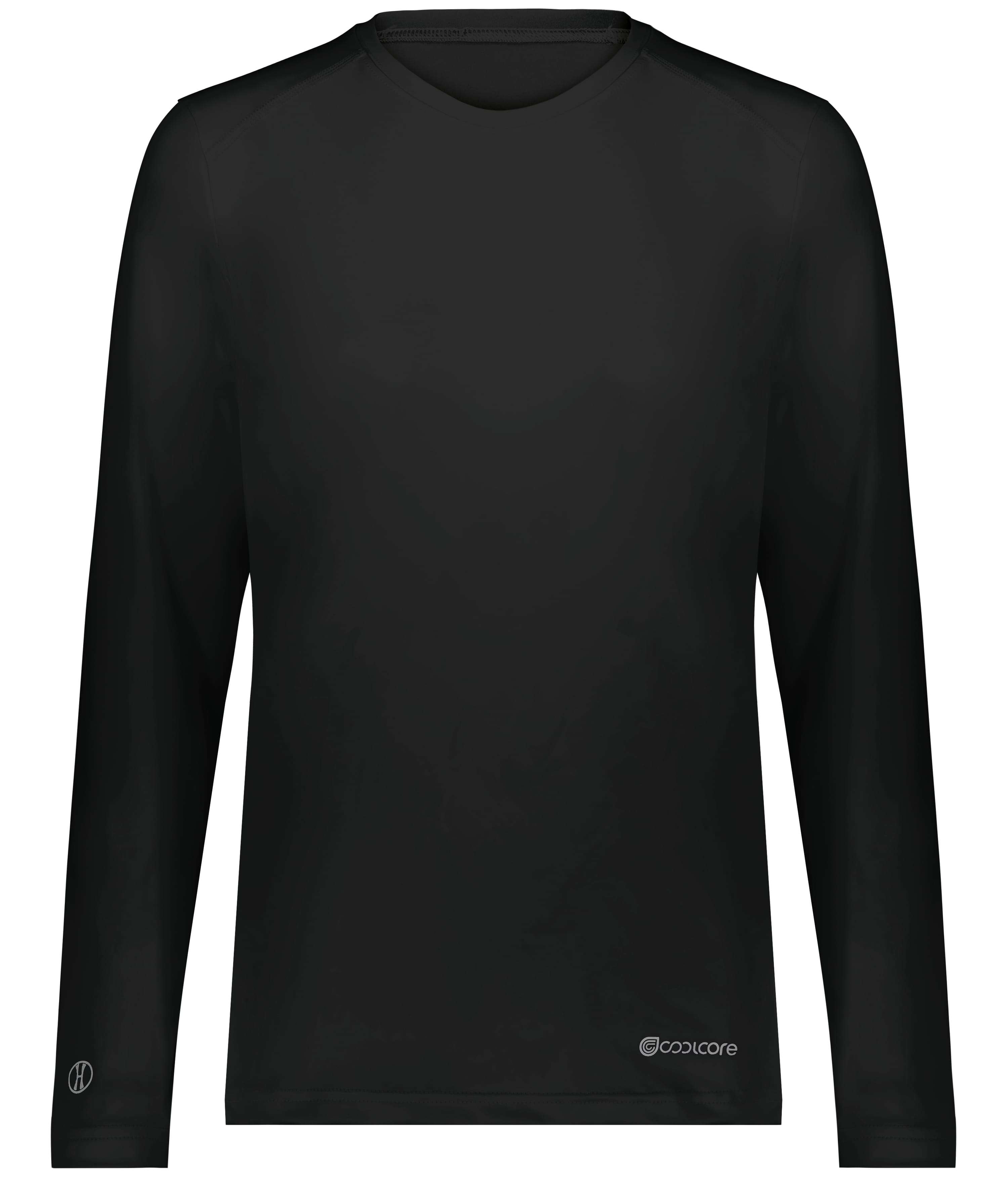 Holloway Ladies Coolcore Essential Long Sleeve Tee in Black