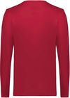 Am image of a Custom Holloway Ladies Coolcore Essential Long Sleeve Tee in Scarlet!