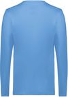 Am image of a Custom Holloway Ladies Coolcore Essential Long Sleeve Tee in Columbia Blue!