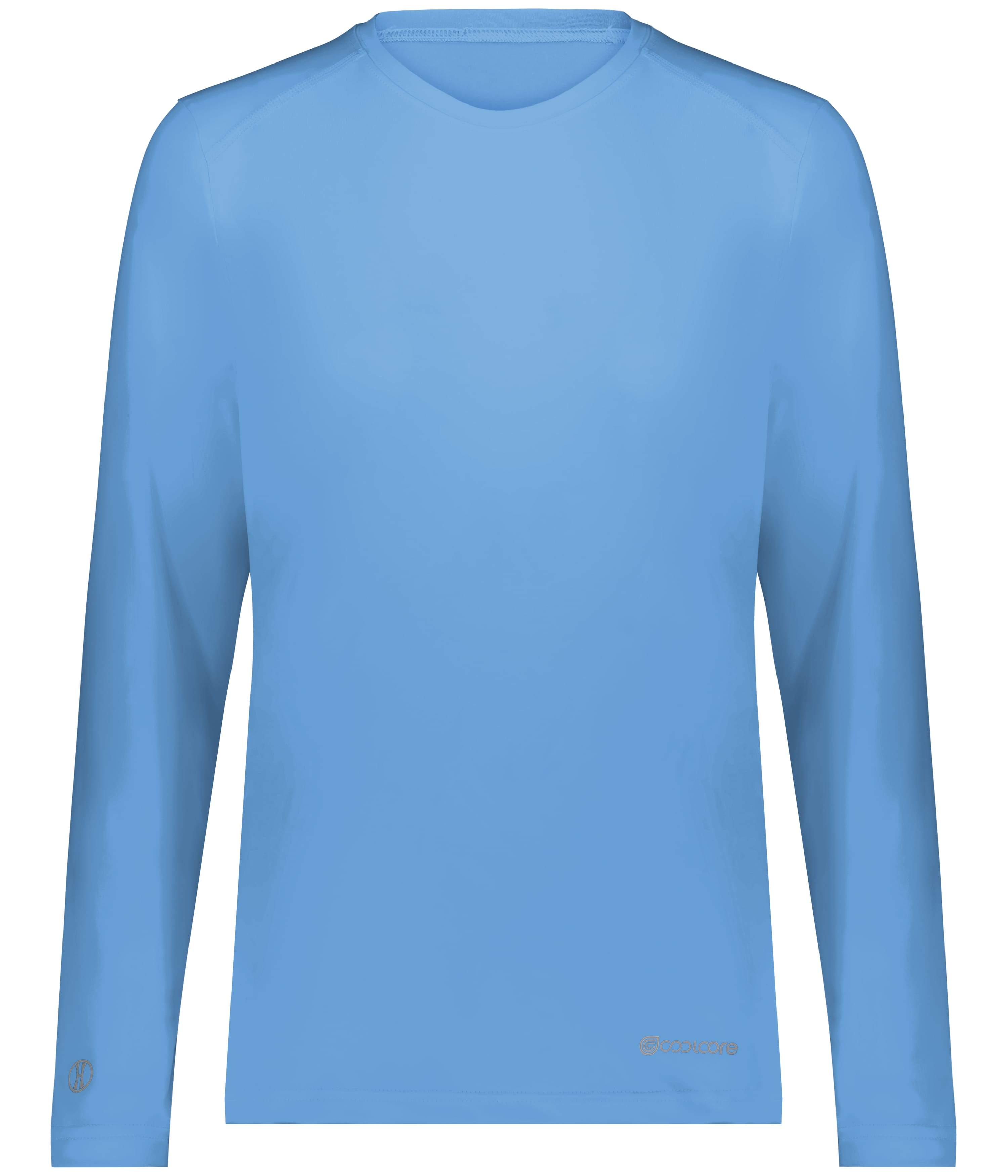 Holloway Ladies Coolcore Essential Long Sleeve Tee in Columbia Blue