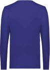 Am image of a Custom Holloway Ladies Coolcore Essential Long Sleeve Tee in Purple!