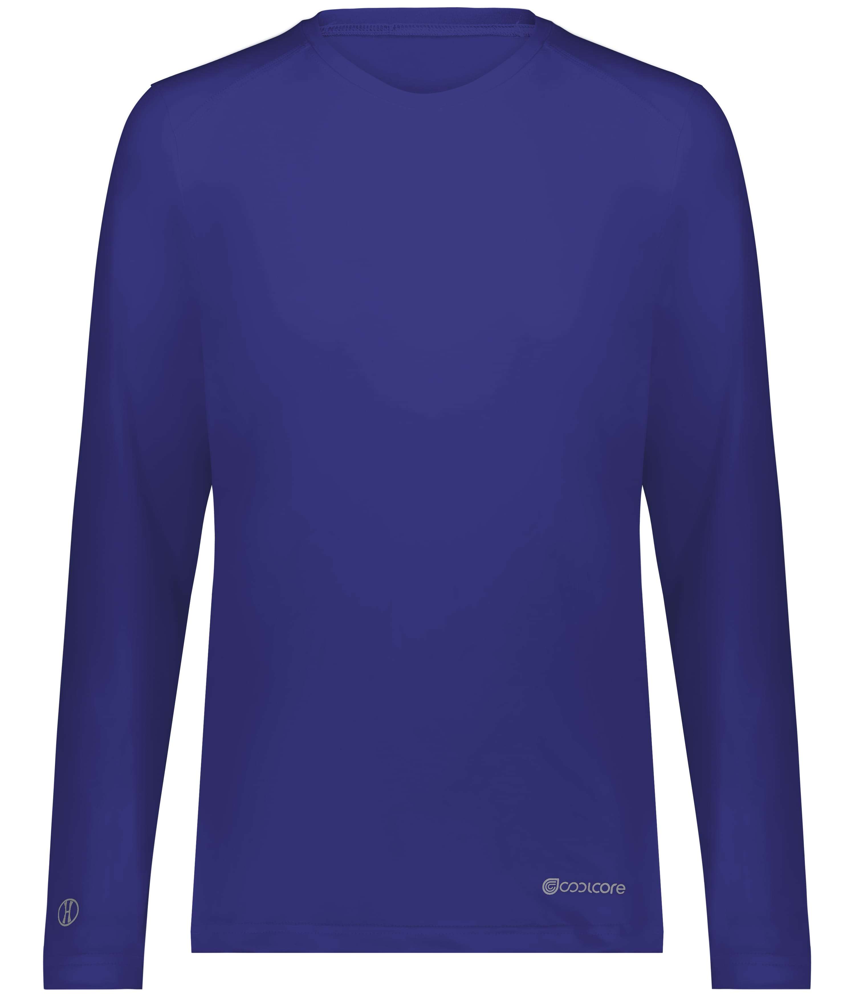 Holloway Ladies Coolcore Essential Long Sleeve Tee in Purple