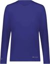 Am image of a Custom Holloway Ladies Coolcore Essential Long Sleeve Tee in Purple!