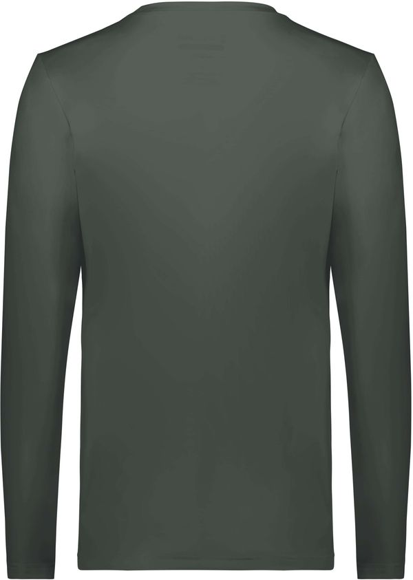 Am image of a Custom Holloway Ladies Coolcore Essential Long Sleeve Tee in Iron!