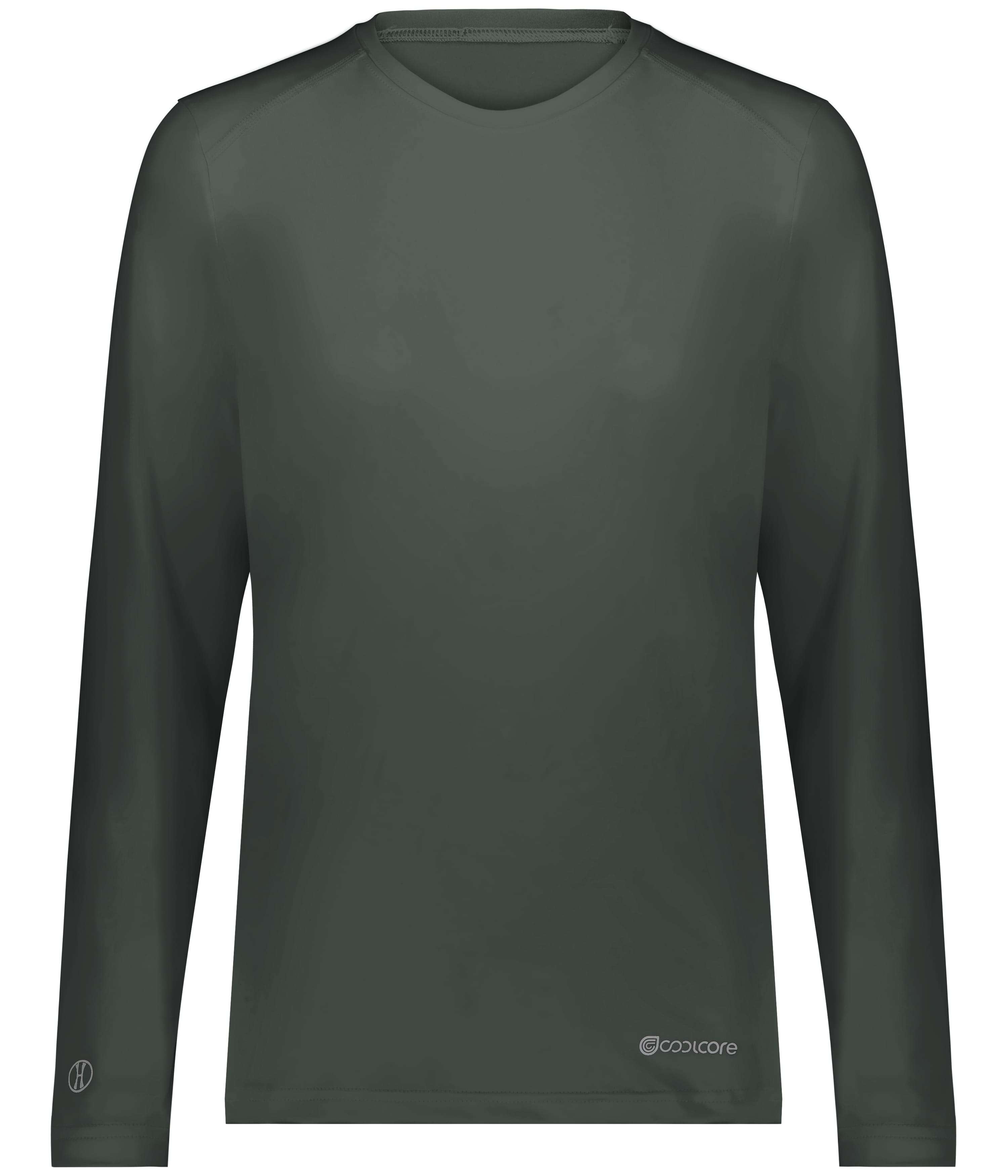 Holloway Ladies Coolcore Essential Long Sleeve Tee in Iron