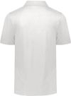 Am image of a Custom Holloway Repreve Eco Polo in White!