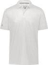 Am image of a Custom Holloway Repreve Eco Polo in White!
