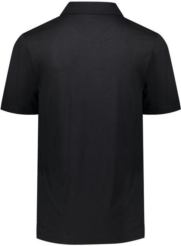 Am image of a Custom Holloway Repreve Eco Polo in Black!