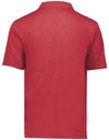 Am image of a Custom Holloway Repreve Eco Polo in Scarlet Heather!