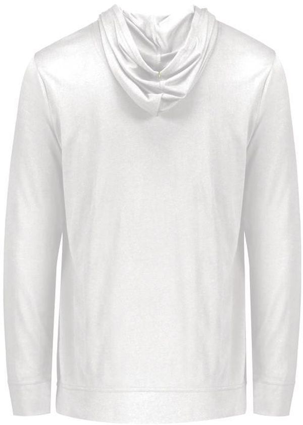 Am image of a Custom Holloway Repreve Eco Hoodie in White!