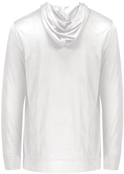Am image of a Custom Holloway Repreve Eco Hoodie in White!