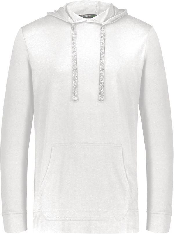 Am image of a Custom Holloway Repreve Eco Hoodie in White!