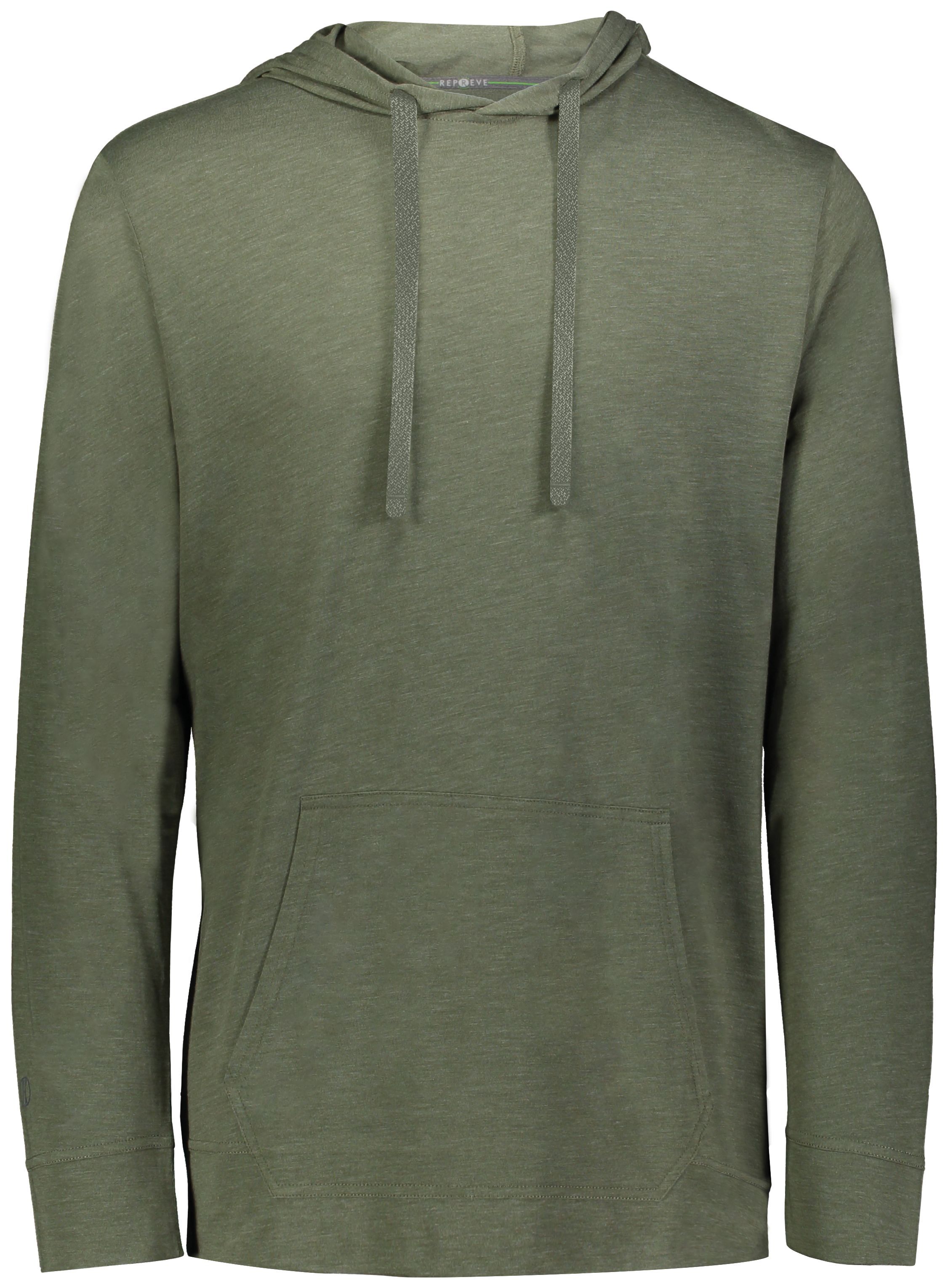 Holloway Repreve Eco Hoodie in Olive Heather