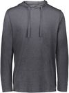 Am image of a Custom Holloway Repreve Eco Hoodie in Carbon Heather!