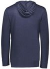 Am image of a Custom Holloway Repreve Eco Hoodie in Navy Heather!