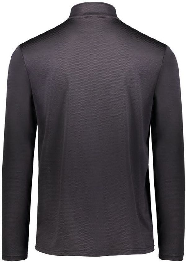 Am image of a Custom Holloway Prism Bold Quarter Zip Pullover in Black/White!