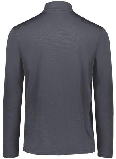 Am image of a Custom Holloway Prism Bold Quarter Zip Pullover in Carbon/White!