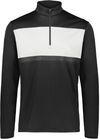 Am image of a Custom Holloway Prism Bold Quarter Zip Pullover in Carbon/White!