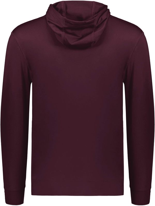 Am image of a Custom Holloway Ventura Soft Knit Hoodie in Maroon!