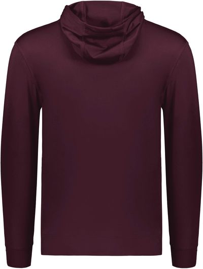 Am image of a Custom Holloway Ventura Soft Knit Hoodie in Maroon!