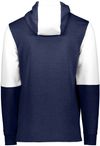 Am image of a Custom Holloway Youth All American Team Hoodie in Navy Heather/White!