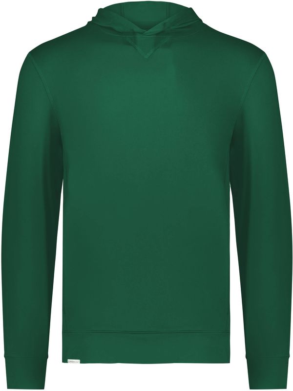 Am image of a Custom Holloway Youth Ventura Soft Knit Hoodie in Dark Green!