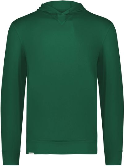 Am image of a Custom Holloway Youth Ventura Soft Knit Hoodie in Dark Green!
