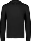 Am image of a Custom Holloway Youth Ventura Soft Knit Hoodie in Black!