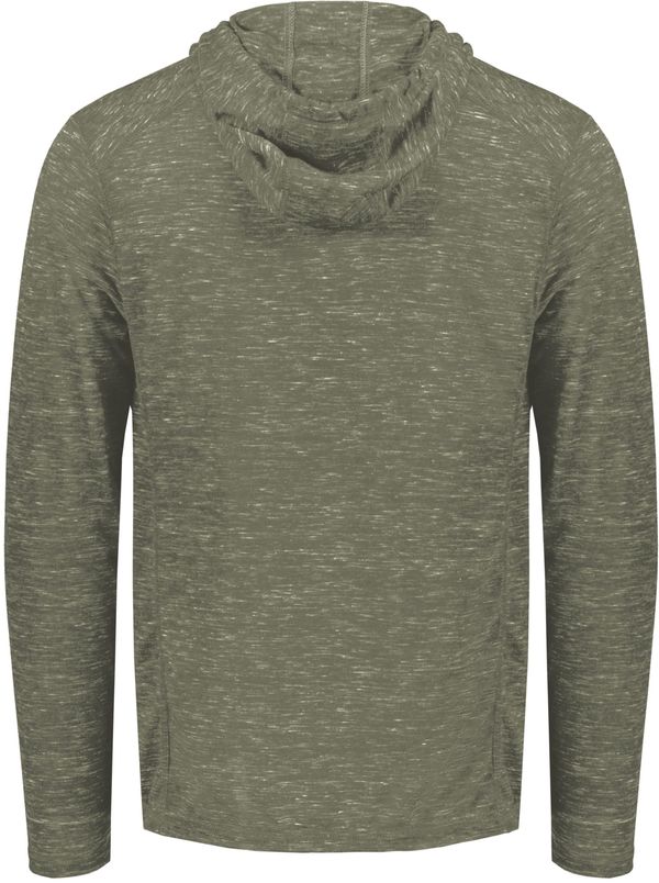 Am image of a Custom Holloway Monetary Hoodie in Olive Heather!