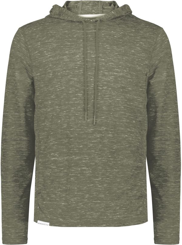 Am image of a Custom Holloway Monetary Hoodie in Olive Heather!