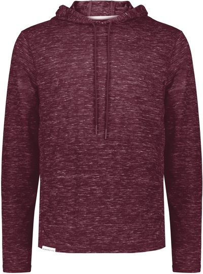 Am image of a Custom Holloway Monetary Hoodie in Maroon Heather!
