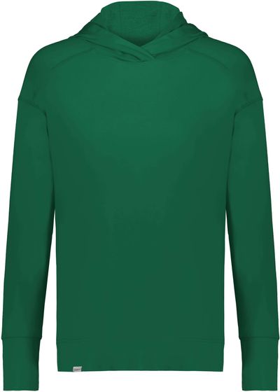Am image of a Custom Holloway Ladies Ventura Soft Knit Hoodie in Dark Green!