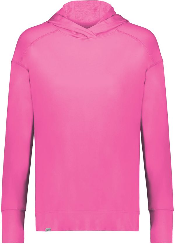 Am image of a Custom Holloway Ladies Ventura Soft Knit Hoodie in Orchid!