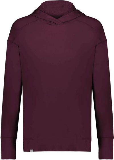 Am image of a Custom Holloway Ladies Ventura Soft Knit Hoodie in Maroon!