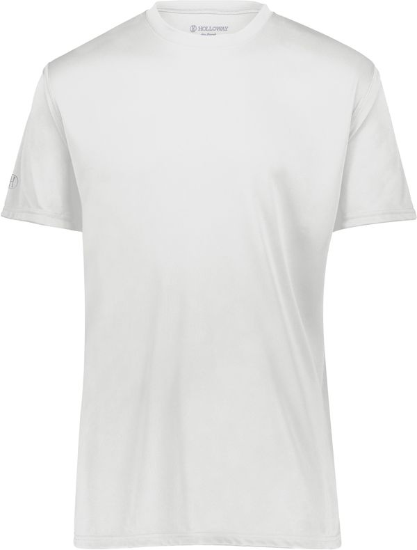 Am image of a Custom Holloway Momentum Tee in White!