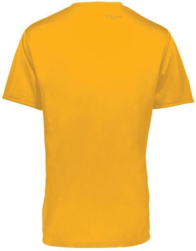 Am image of a Custom Holloway Momentum Tee in Gold!
