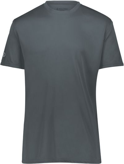 Am image of a Custom Holloway Momentum Tee in Graphite!