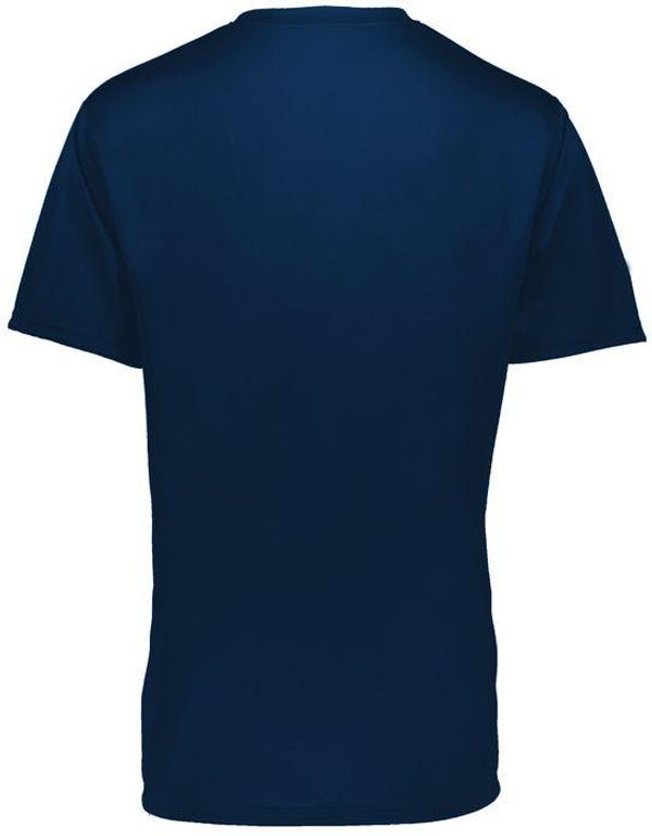 Am image of a Custom Holloway Momentum Tee in Navy!
