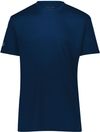 Am image of a Custom Holloway Momentum Tee in Navy!